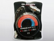 Autóhifi kábel készlet 10 mm2 erősítő bekötéshez Gladen Audio WK 10